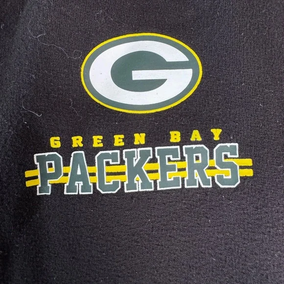 NFL Team Apparel Green Bay Packers Joggers Black Sleepwear Lounge Pants Womens S - Picture 2 of 5